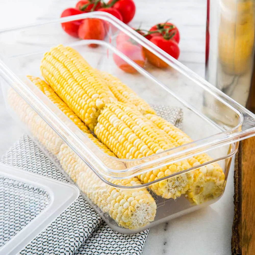Restaurantware Met Lux Third-Size 4In Deep Clear Plastic Food Container - Restaurant Equipment and Smallwares - Canadian Distribution