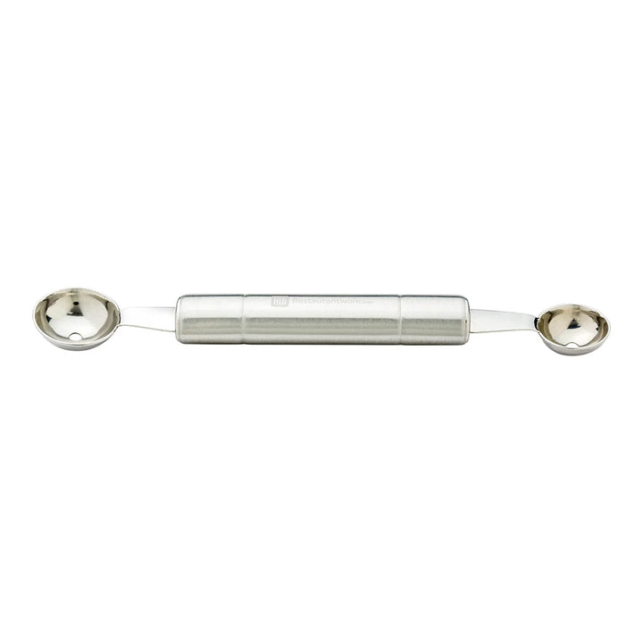 Restaurantware Met Lux 8In Stainless Steel Melon Baller, Dual-Sided - Restaurant Equipment and Smallwares - Canadian Distribution
