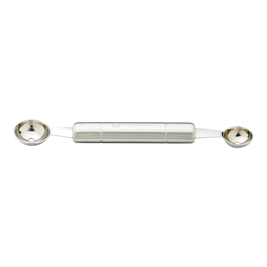 Restaurantware Met Lux 8In Stainless Steel Melon Baller, Dual-Sided - Restaurant Equipment and Smallwares - Canadian Distribution
