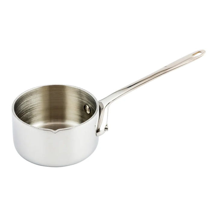 Restaurantware Mini 2In Stainless Steel Sauce Pan, With Easy Pour Lip - Restaurant Equipment and Smallwares - Canadian Distribution