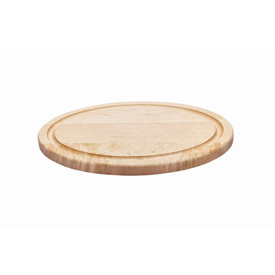 Labell Boards Oval Maple Cutting Board, With Groove - Restaurant Equipment and Smallwares - Canadian Distribution