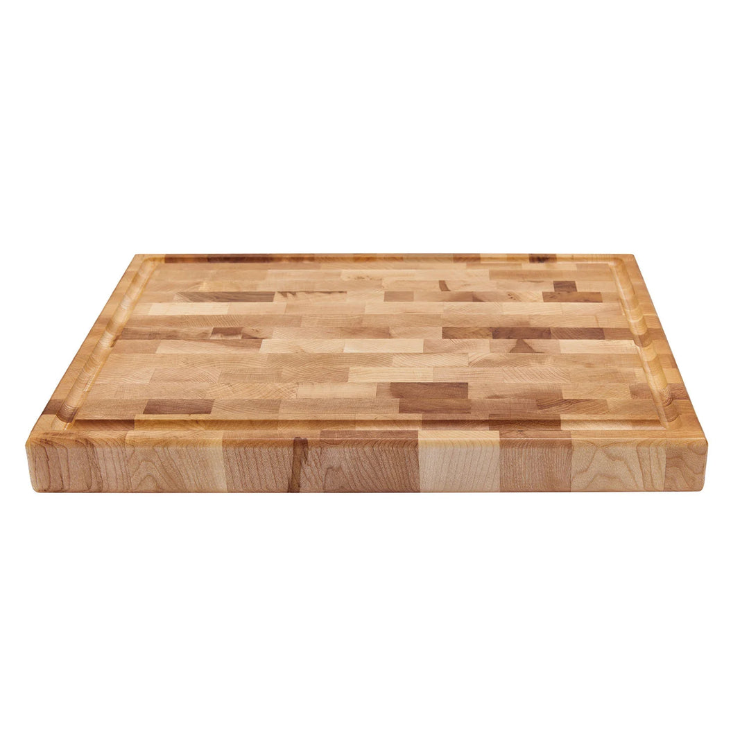 Labell Boards End Grain Maple Cutting Board, With Groove - Restaurant Equipment and Smallwares - Canadian Distribution