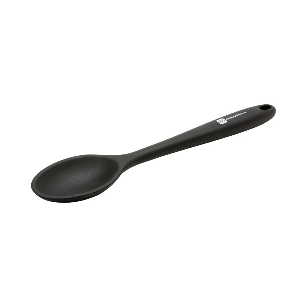 Restaurantware 10.5In Black Silicone Mixing Spoon - Restaurant Equipment and Smallwares - Canadian Distribution