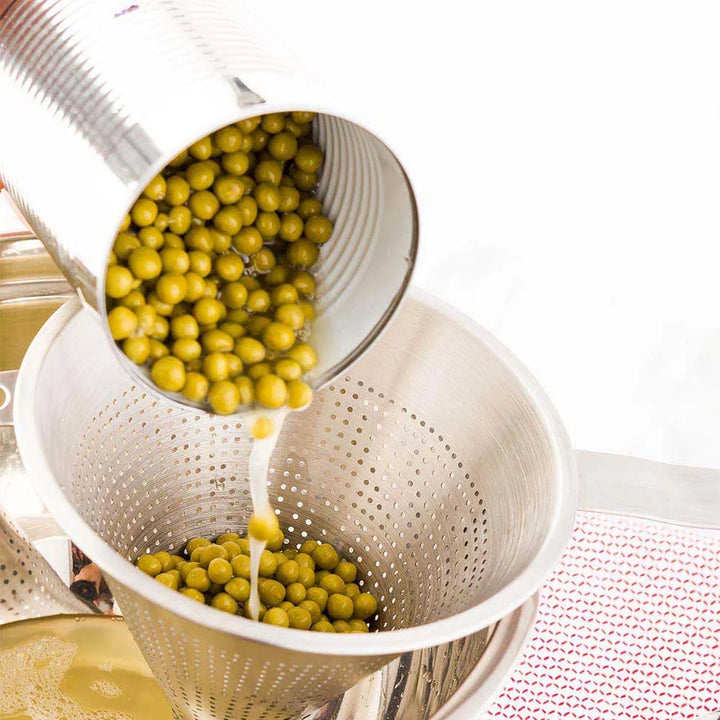 Restaurantware Met Lux 7 Inch Stainless Steel China Cap Course Strainer - Restaurant Equipment and Smallwares - Canadian Distribution - Ships Free Within Canada on Orders Above CAD $199