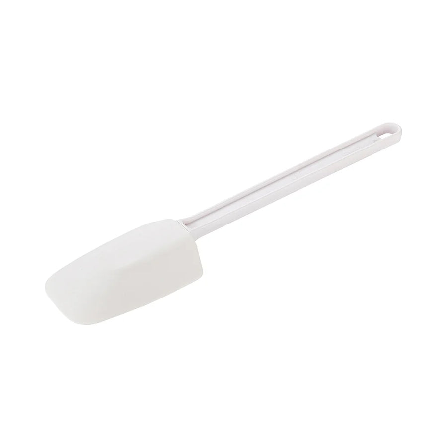 Restaurantware Met Lux White Spoon-Shaped Rubber Spatula, 14X3X0.5In - Restaurant Equipment and Smallwares - Canadian Distribution