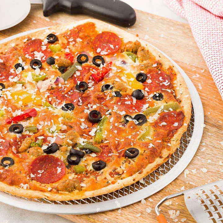 Restaurantware Met Lux 12In Aluminum Pizza Mesh Screen - Restaurant Equipment and Smallwares - Canadian Distribution - Ships Free Within Canada on Orders Above CAD $199