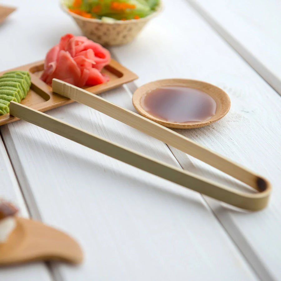 Restaurantware Large 6In Bamboo Tongs - Restaurant Equipment and Smallwares - Canadian Distribution