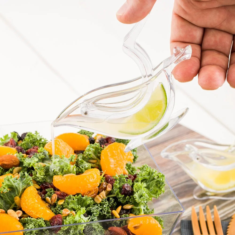 Restaurantware Press Art Plastic Lemon & Lime Juicer - Restaurant Equipment and Smallwares - Canadian Distribution - Ships Free Within Canada on Orders Above CAD $199