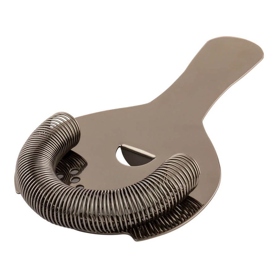 Restaurantware Bar Lux Black-Plated Hawthorne Strainer - Restaurant Equipment and Smallwares - Canadian Distribution