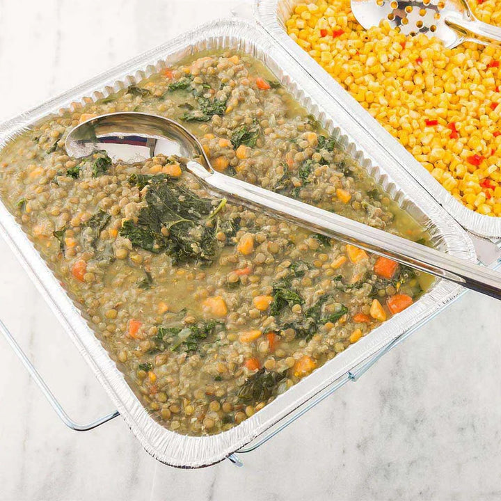 Restaurantware Met Lux 18In Stainless Steel Solid Serving Spoon - Restaurant Equipment and Smallwares - Canadian Distribution
