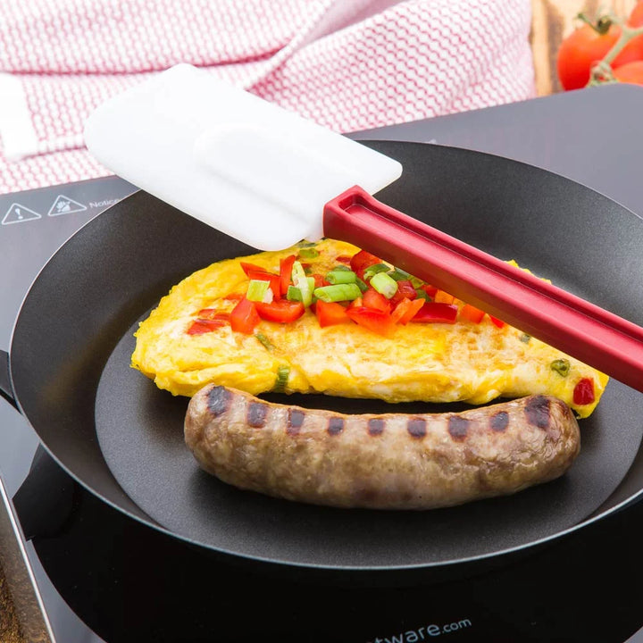 Restaurantware Met Lux Red Flat Rubber Spatula, 16X3X0.5In, High Temperature - Restaurant Equipment and Smallwares - Canadian Distribution - Ships Free Within Canada on Orders Above CAD $199