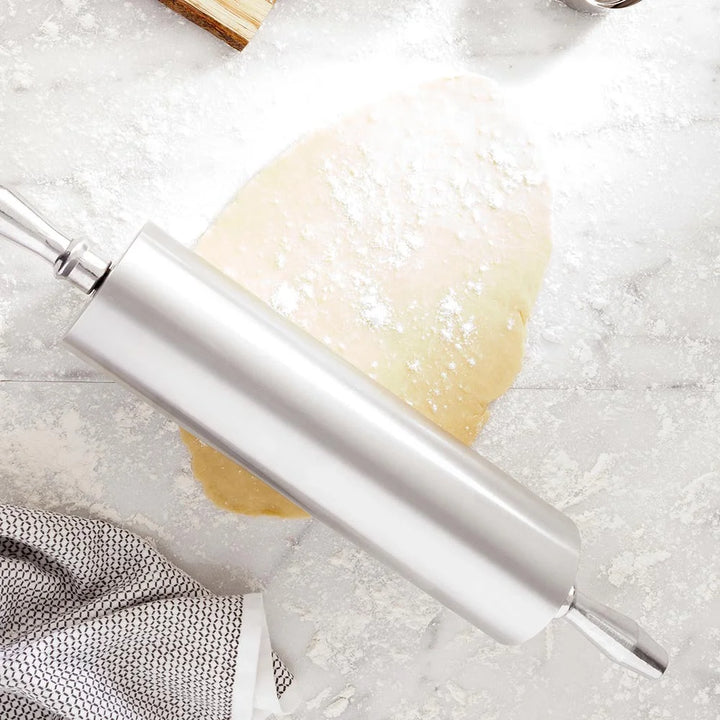Restaurantware Met Lux 13In Aluminum Rolling Pin - Restaurant Equipment and Smallwares - Canadian Distribution