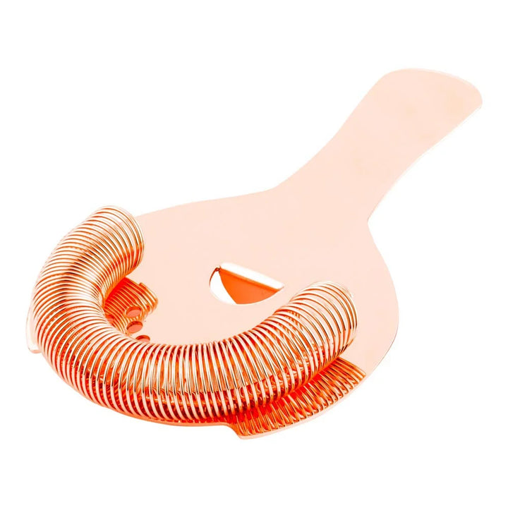 Restaurantware Bar Lux Copper-Plated Hawthorne Strainer - Restaurant Equipment and Smallwares - Canadian Distribution