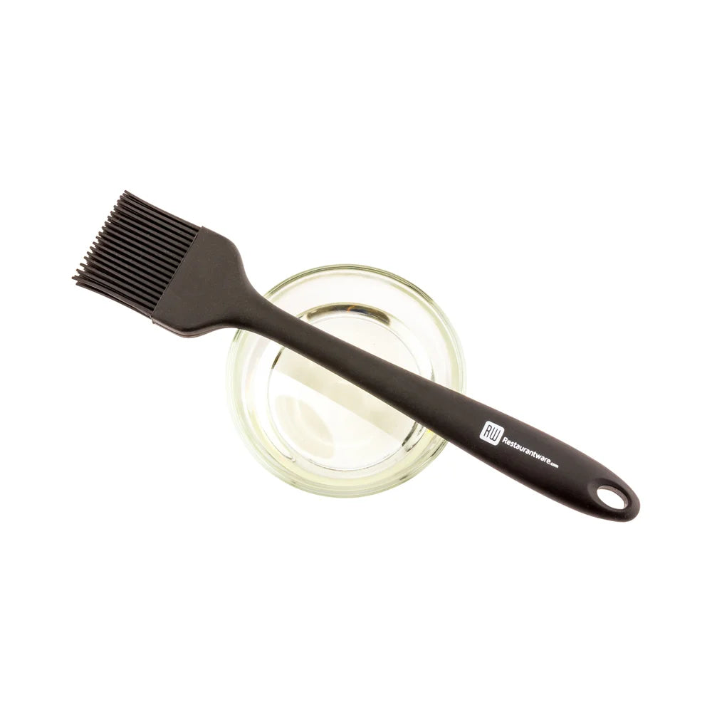 Restaurantware Black Silicone Pastry & Basting Brush, 10.25 X 1.75 X 0.75 Inch - Restaurant Equipment and Smallwares - Canadian Distribution - Ships Free Within Canada on Orders Above CAD $199