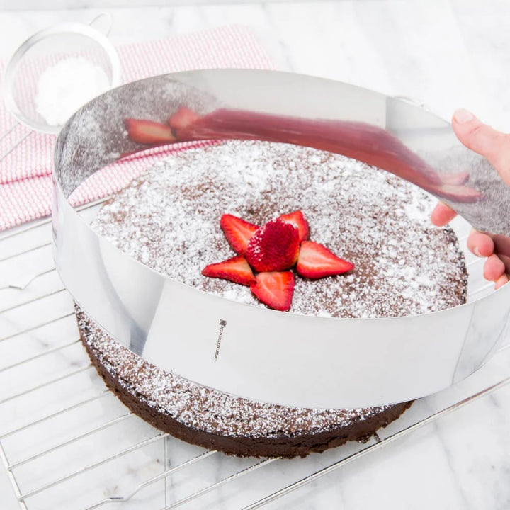 Restaurantware Stainless Steel Pastry Ring Mold, 12X2.4In - Restaurant Equipment and Smallwares - Canadian Distribution - Ships Free Within Canada on Orders Above CAD $199