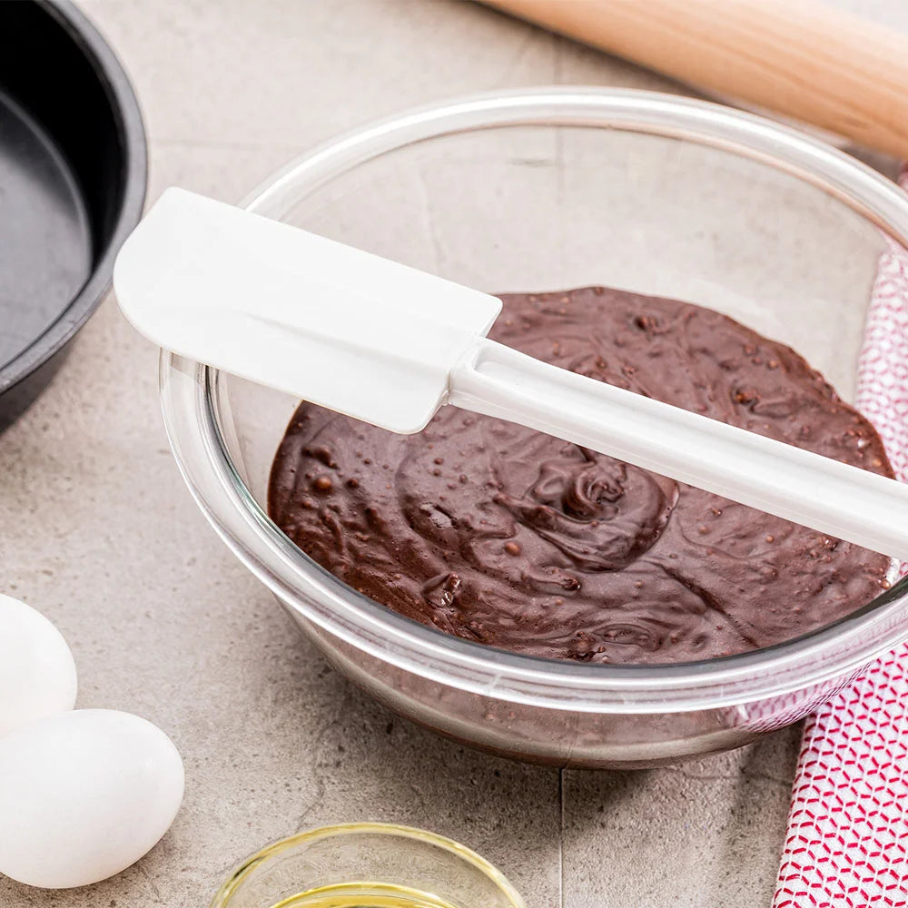 Restaurantware Met Lux White Flat Rubber Spatula, 16X3X0.5In - Restaurant Equipment and Smallwares - Canadian Distribution - Ships Free Within Canada on Orders Above CAD $199