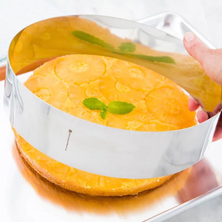 Restaurantware Stainless Steel Round Pastry Ring Mold, 10X2.38In - Restaurant Equipment and Smallwares - Canadian Distribution - Ships Free Within Canada on Orders Above CAD $199