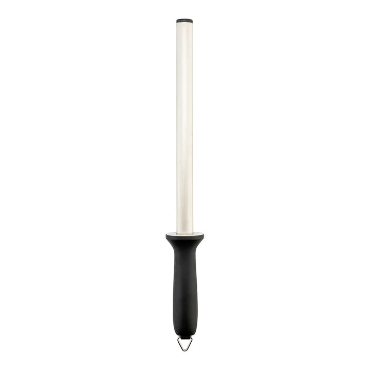 Restaurantware 10 Inch Diamond Edge Steel Knife Sharpener, With Black Nylon Handle - Restaurant Equipment and Smallwares - Canadian Distribution