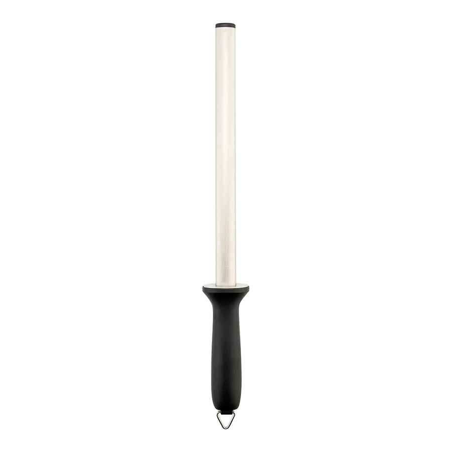 Restaurantware 10 Inch Diamond Edge Steel Knife Sharpener, With Black Nylon Handle - Restaurant Equipment and Smallwares - Canadian Distribution