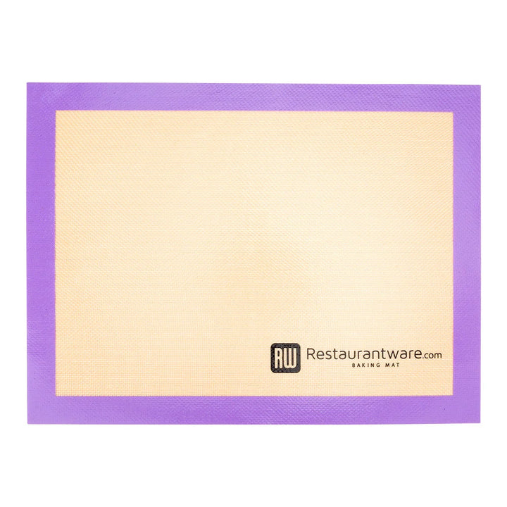 Restaurantware Half-Size Purple Silicone Baking Mat, 11.8X15.8In, Allergen Safe, Colour Coded - Restaurant Equipment and Smallwares - Canadian Distribution
