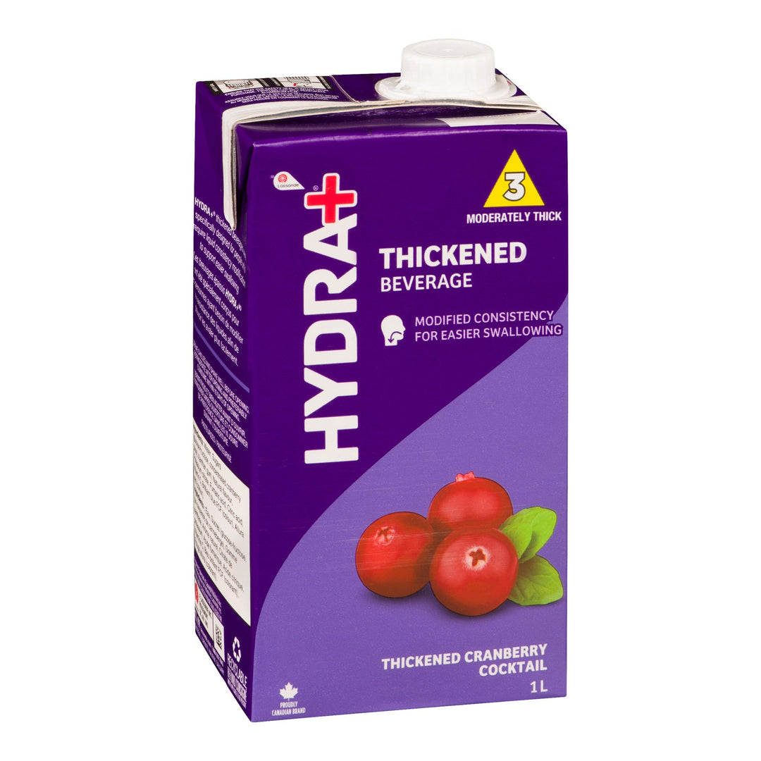 Hydra+ Hydra+ Cranberry Cocktail, Level 3 Thickened Beverage, Tetra - Canadian Distribution - Ships Free Within Canada on Orders Above CAD $199