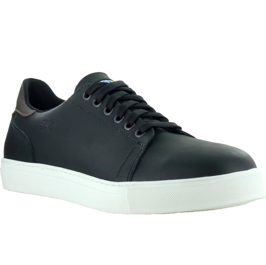 Mellow Walk Owen Black men Shoes, Lace Up, Slip Resistant, No Puncture Plate, Size 7.5 - Restaurant Equipment and Smallwares - Canadian Distribution