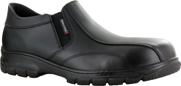 Mellow Walk Quentin Black Mens Shoes, Slip-On, CSA Metal Free, Slip Resistant, Size 11 - Restaurant Equipment and Smallwares - Canadian Distribution