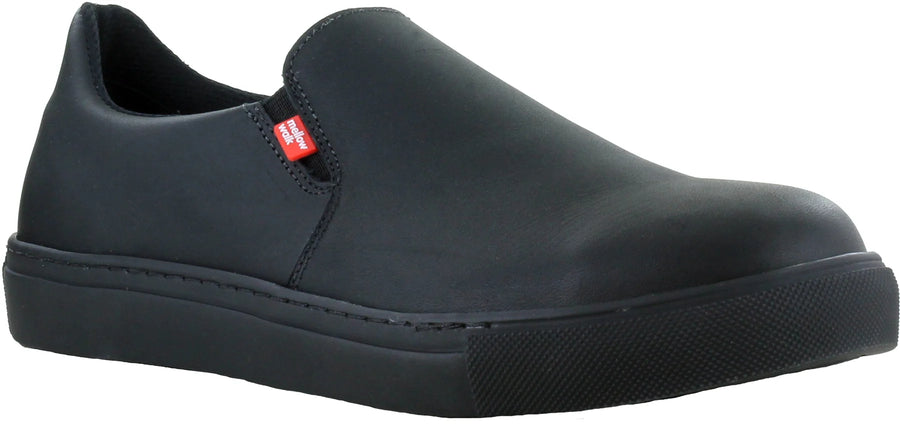 Mellow Walk Jessica Black Leather Womens Shoes, Steel Toe, Slip-On, CSA Slip Resistant, Size 6.5 - Restaurant Equipment and Smallwares - Canadian Distribution