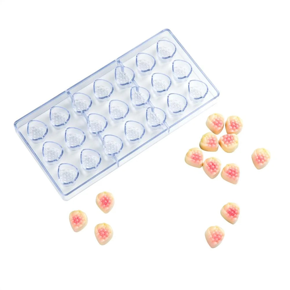 Restaurantware Pastry Tek 21-Compartment Berry Candy & Chocolate Mold, Polycarbonate - Restaurant Equipment and Smallwares - Canadian Distribution - Ships Free Within Canada on Orders Above CAD $199