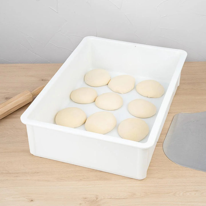 Restaurantware 26 x 18 x 6In White Plastic Dough Proofing Box - Restaurant Equipment and Smallwares - Canadian Distribution - Ships Free Within Canada on Orders Above CAD $199
