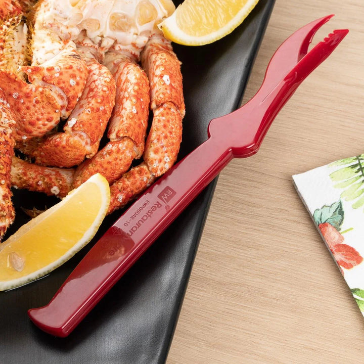 Restaurantware 7.50In Plastic Seafood Sheller, Red - Restaurant Equipment and Smallwares - Canadian Distribution - Ships Free Within Canada on Orders Above CAD $199