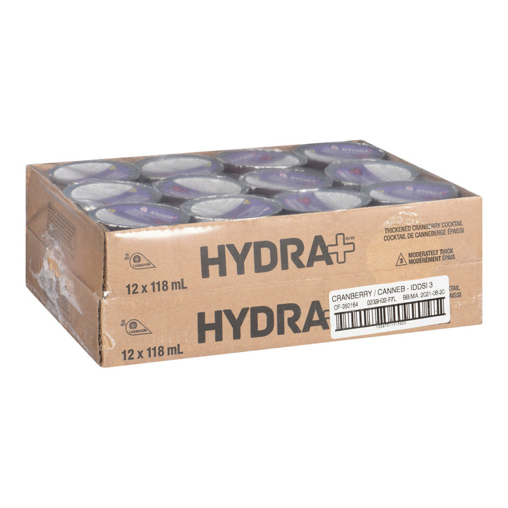 Hydra+ Hydra+ Cranberry Cocktail, Level 3 Thickened Beverage, Portion - Canadian Distribution - Ships Free Within Canada on Orders Above CAD $199