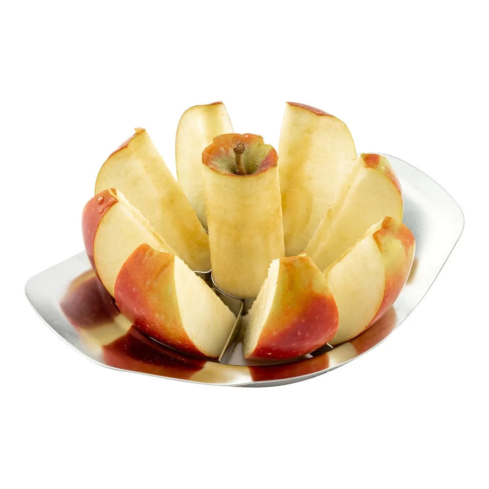 Restaurantware Met Lux Stainless Steel Apple Corer & Slicer, With Handles - Restaurant Equipment and Smallwares - Canadian Distribution - Ships Free Within Canada on Orders Above CAD $199