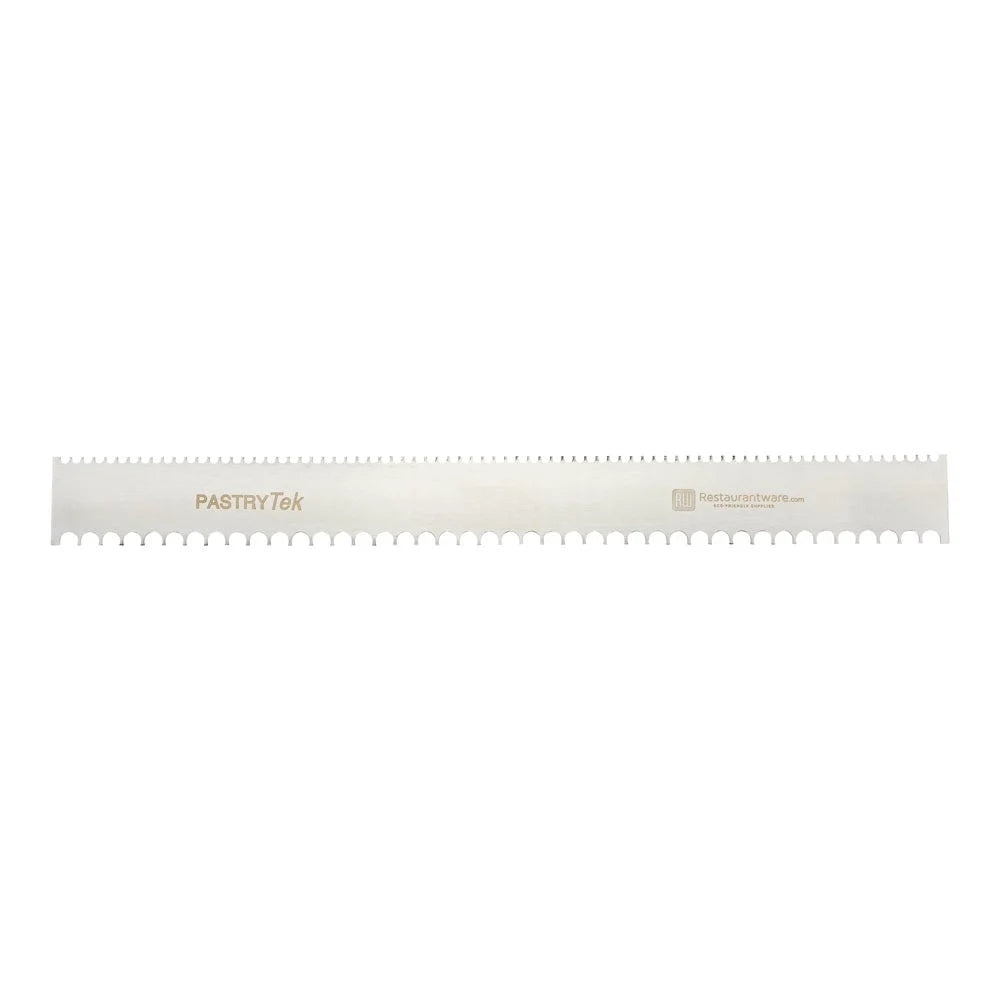 Restaurantware 1 & 2 Millimeter Stainless Steel Decorating Comb, 19.75X2In, Semicircle & Double-Sided - Restaurant Equipment and Smallwares - Canadian Distribution