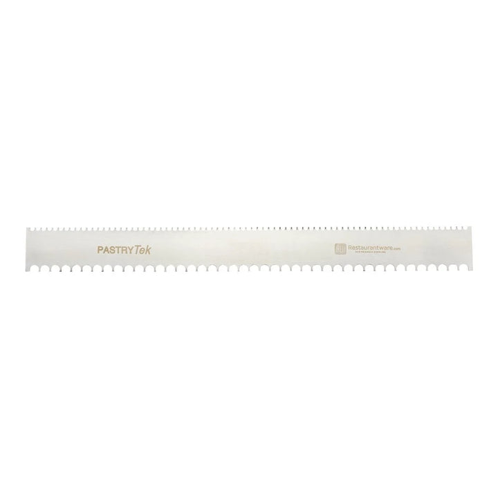 Restaurantware 1 & 2 Millimeter Stainless Steel Decorating Comb, 19.75X2In, Semicircle & Double-Sided - Restaurant Equipment and Smallwares - Canadian Distribution
