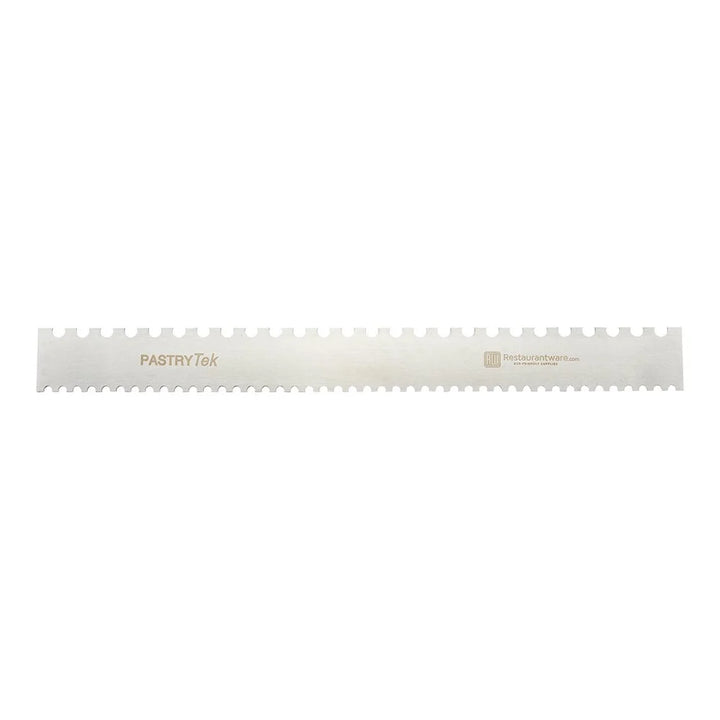 Restaurantware 5 & 10 Millimeter Stainless Steel Decorating Comb, 19.75X2In, Semicircle & Double-Sided - Restaurant Equipment and Smallwares - Canadian Distribution