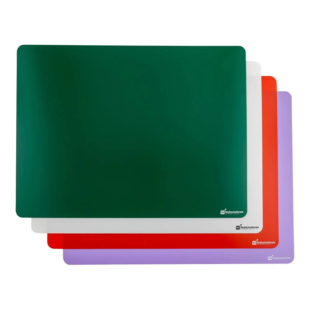 Restaurantware Rw Base Rectangular Flexible Cutting Board, 24 X 18 Inch, Assorted Colours - Restaurant Equipment and Smallwares - Canadian Distribution