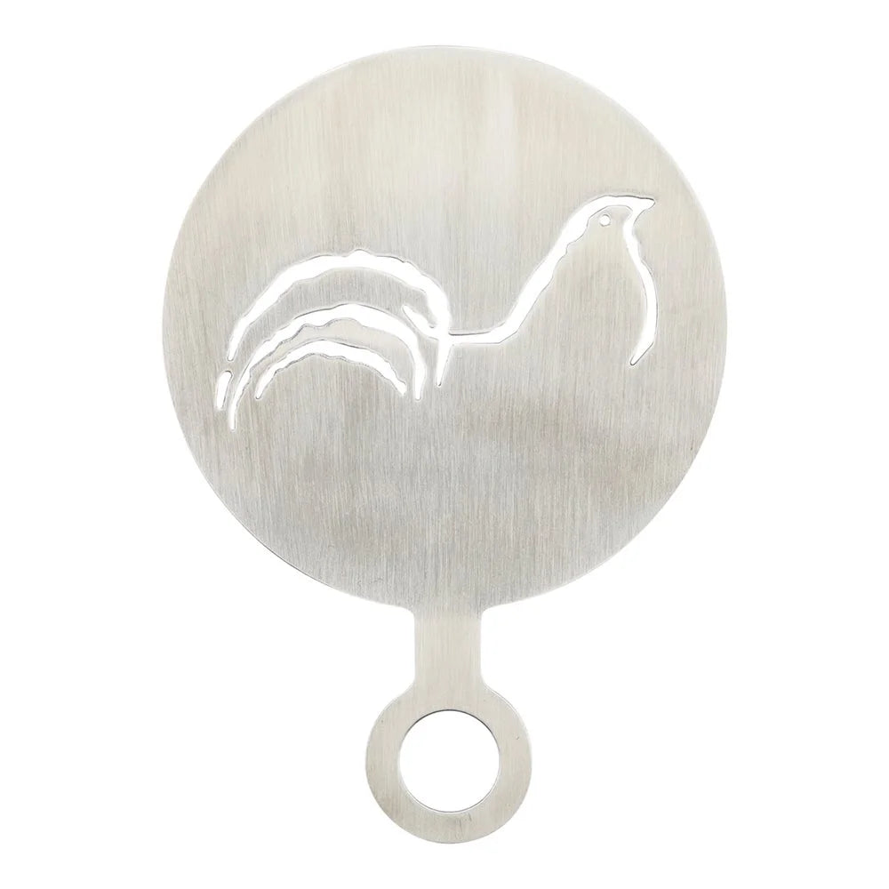 Restaurantware Restpresso Bird Coffee Decorating Stencil, 4.75X3.25In, Stainless Steel - Restaurant Equipment and Smallwares - Canadian Distribution