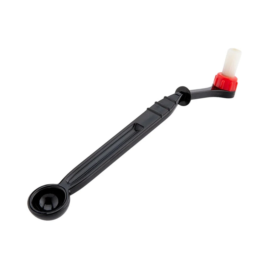 Restaurantware Restpresso 8.75 Inch Espresso Machine Cleaning Brush, With Spoon - Restaurant Equipment and Smallwares - Canadian Distribution