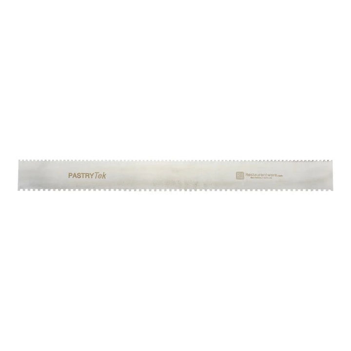 Restaurantware 3 & 4 Millimeter Stainless Steel Decorating Comb, 19.75X2In, Semicircle & Double-Sided - Restaurant Equipment and Smallwares - Canadian Distribution