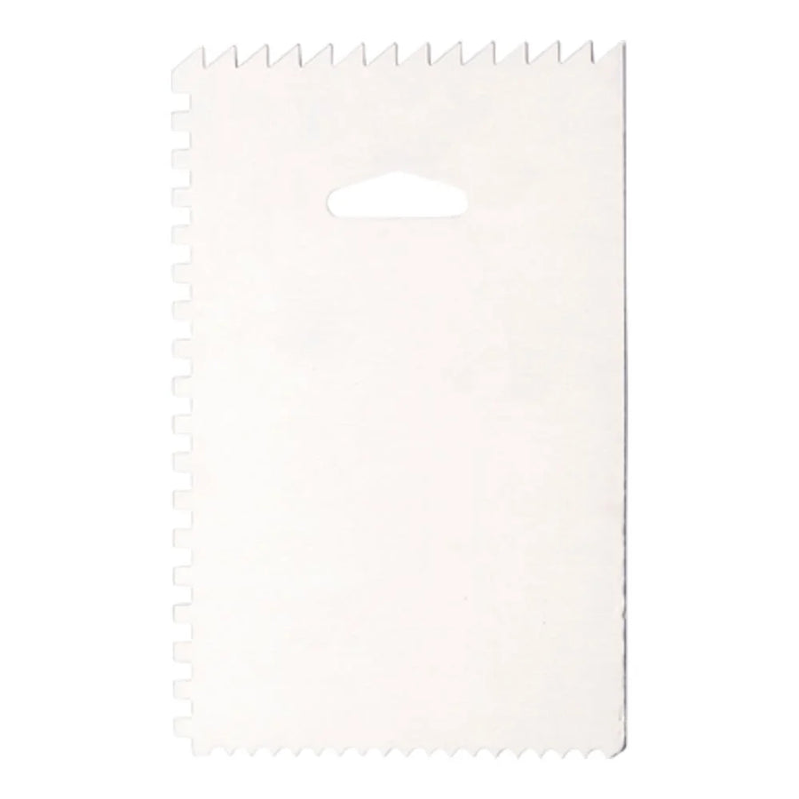 Restaurantware Pastry Tek 4-Pattern Metal Cake Scraper, With Combo Straight Edge, 6 X 3.8In - Restaurant Equipment and Smallwares - Canadian Distribution
