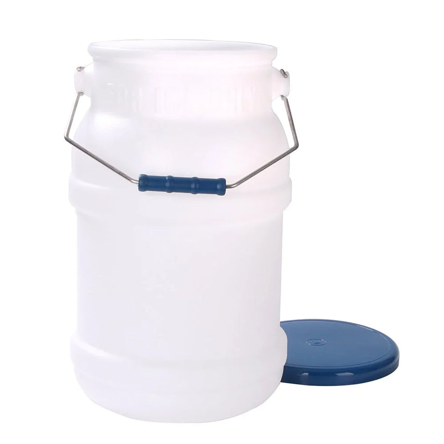 Restaurantware Met Lux 5Gal White Plastic Ice Bin, With Lid & Mounting Bracket - Restaurant Equipment and Smallwares - Canadian Distribution