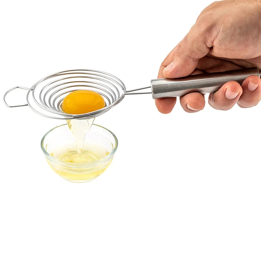 Restaurantware Met Lux 10.25In Stainless Steel Egg Separator - Restaurant Equipment and Smallwares - Canadian Distribution - Ships Free Within Canada on Orders Above CAD $199