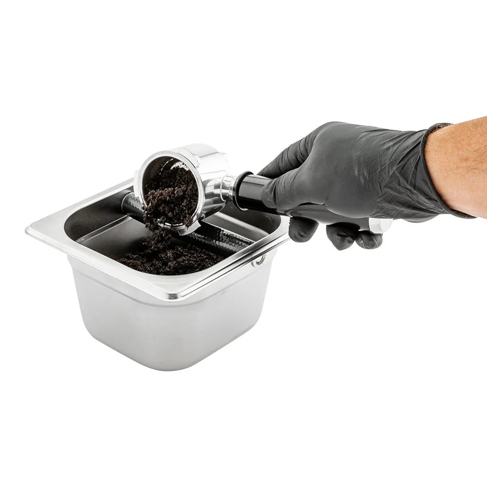 Restaurantware Restpresso Stainless Steel Coffee & Espresso Knock Box, 7 X 6.5 X 4 Inch - Restaurant Equipment and Smallwares - Canadian Distribution - Ships Free Within Canada on Orders Above CAD $199
