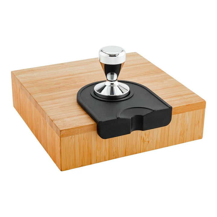 Restaurantware Restpresso Black Silicone Espresso Tamping Mat, 8.25 X 5.75 X 1.5 Inch, Single - Restaurant Equipment and Smallwares - Canadian Distribution - Ships Free Within Canada on Orders Above CAD $199