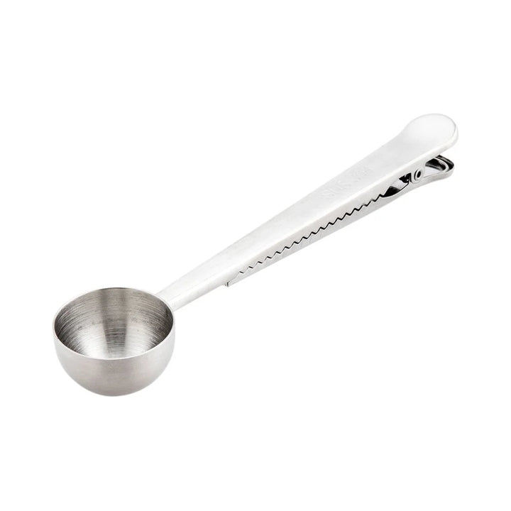 Restaurantware Restpresso 1 Tablespoon Coffee Measuring Scoop, With Bag Clip, Stainless Steel - Restaurant Equipment and Smallwares - Canadian Distribution