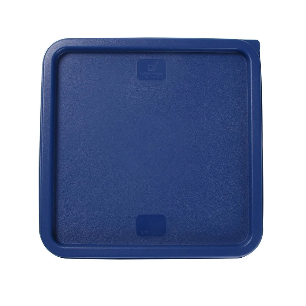 Restaurantware Met Lux Blue Plastic Square Lids, For 12/18/22 Quart Met Lux Food Containers - Restaurant Equipment and Smallwares - Canadian Distribution