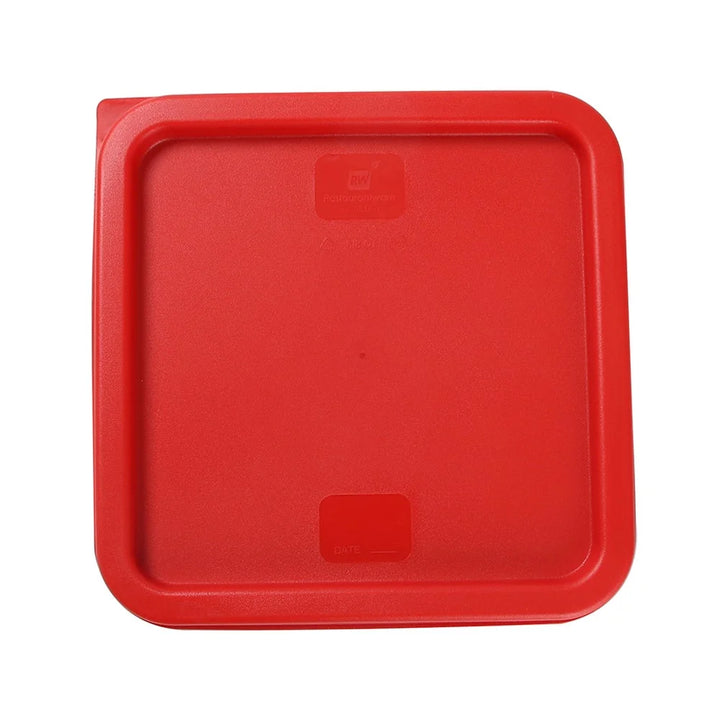 Restaurantware Met Lux Red Plastic Square Lids, For 6 & 8 Quart Met Lux Food Containers - Restaurant Equipment and Smallwares - Canadian Distribution