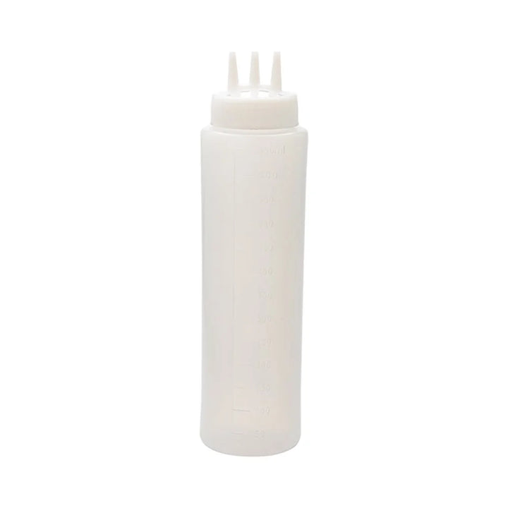 Restaurantware 24oz Clear All-Purpose Plastic Squeeze Bottles, With Triple Dispersion Tip - Restaurant Equipment and Smallwares - Canadian Distribution