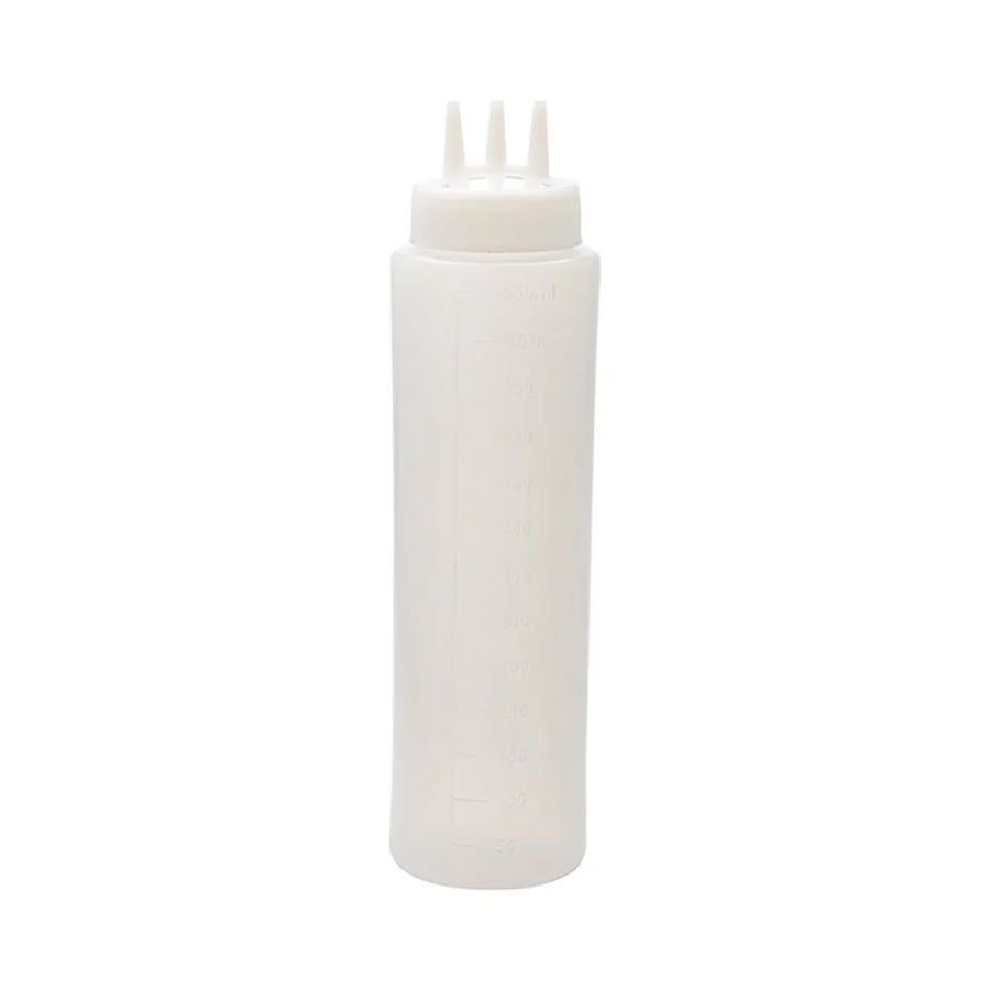 Restaurantware 24oz Clear All-Purpose Plastic Squeeze Bottles, With Triple Dispersion Tip - Restaurant Equipment and Smallwares - Canadian Distribution